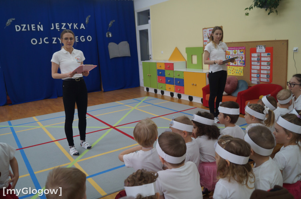 Przedszkolaki z PP1 w Głogowie świętowały  Dzień Języka Ojczystego