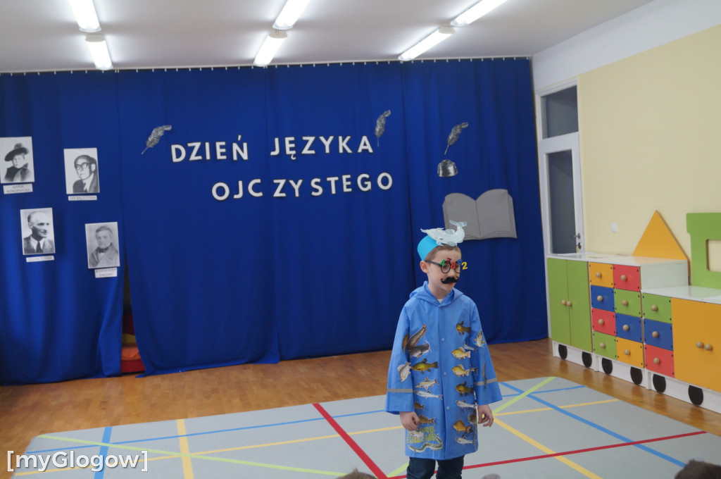 Przedszkolaki z PP1 w Głogowie świętowały  Dzień Języka Ojczystego