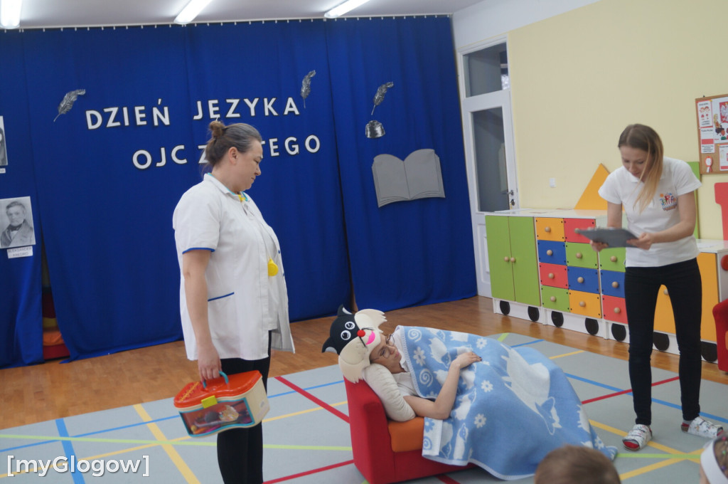 Przedszkolaki z PP1 w Głogowie świętowały  Dzień Języka Ojczystego