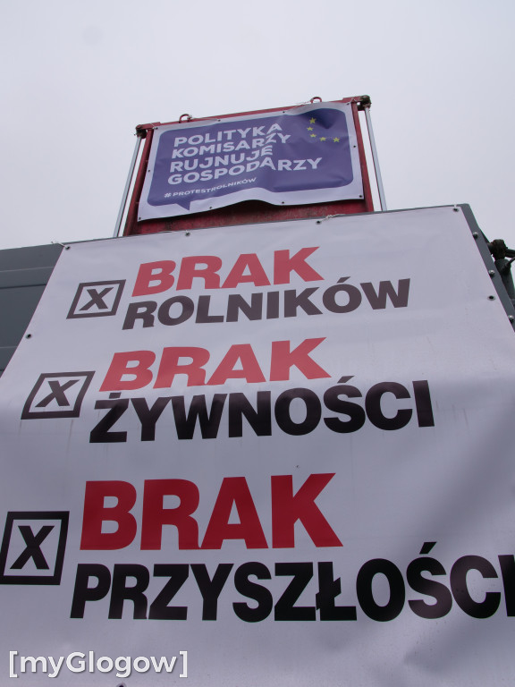 W Głogowie ruszył protest rolników