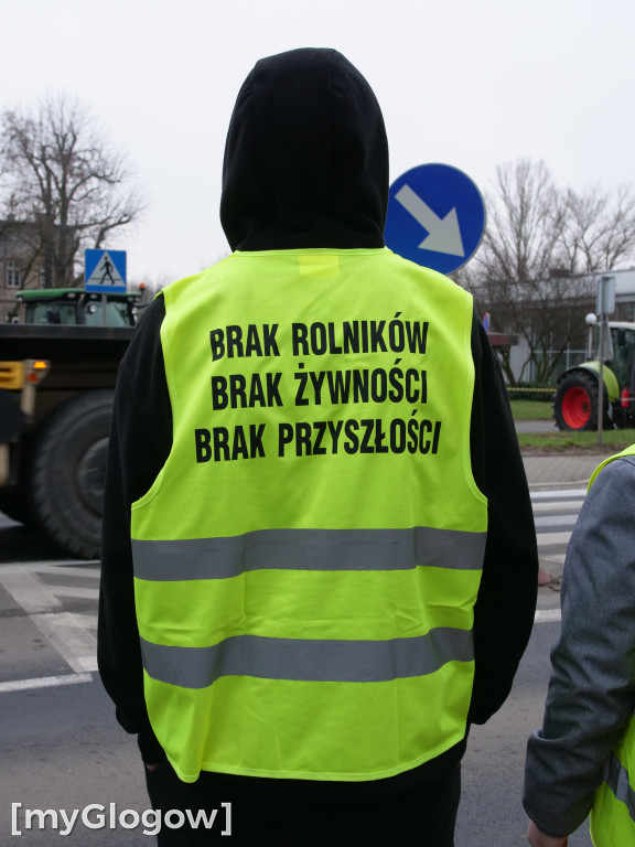 W Głogowie ruszył protest rolników