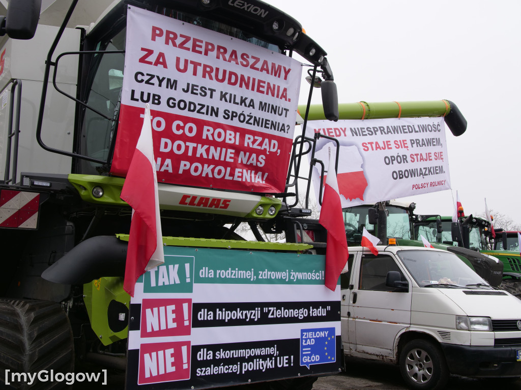 W Głogowie ruszył protest rolników