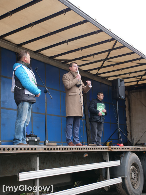 W Głogowie ruszył protest rolników