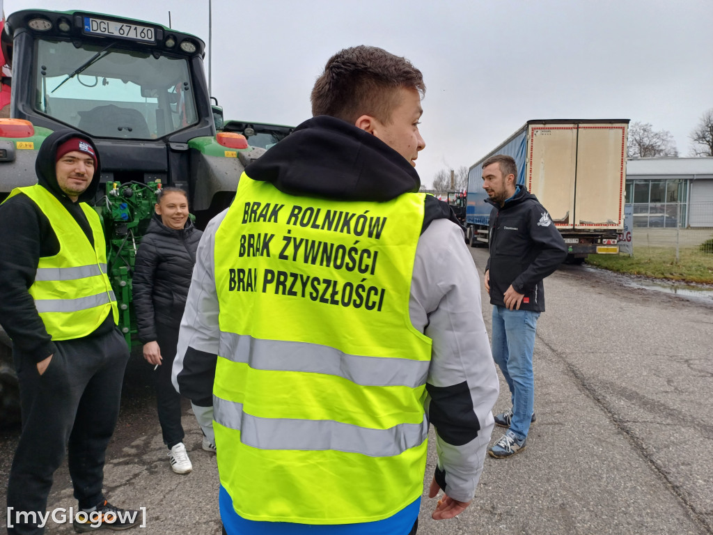 W Głogowie ruszył protest rolników