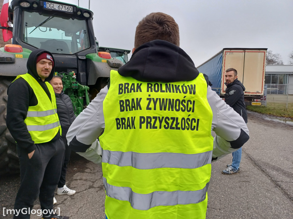 W Głogowie ruszył protest rolników