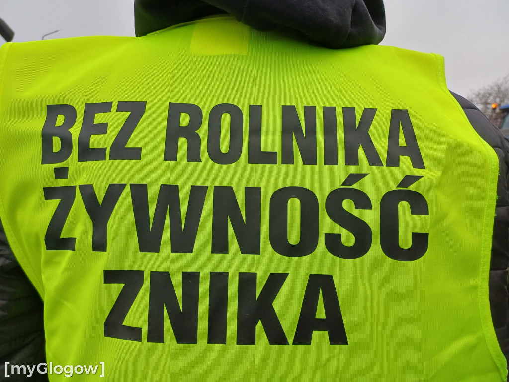 W Głogowie ruszył protest rolników