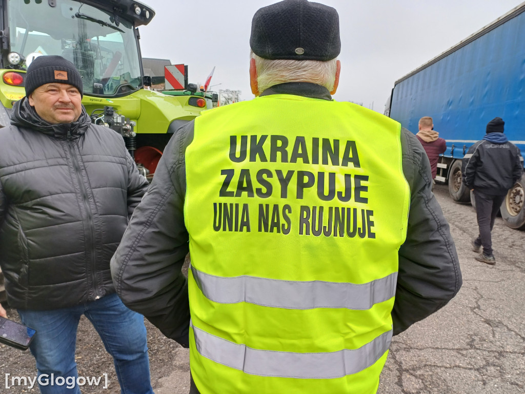 W Głogowie ruszył protest rolników