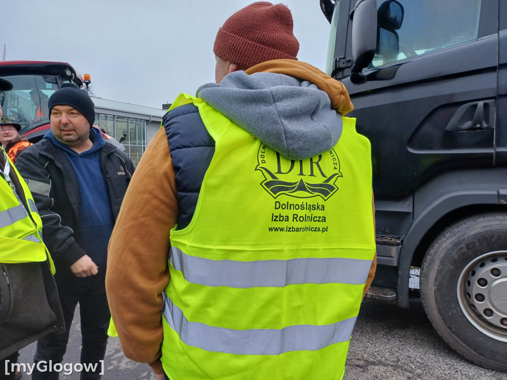 W Głogowie ruszył protest rolników