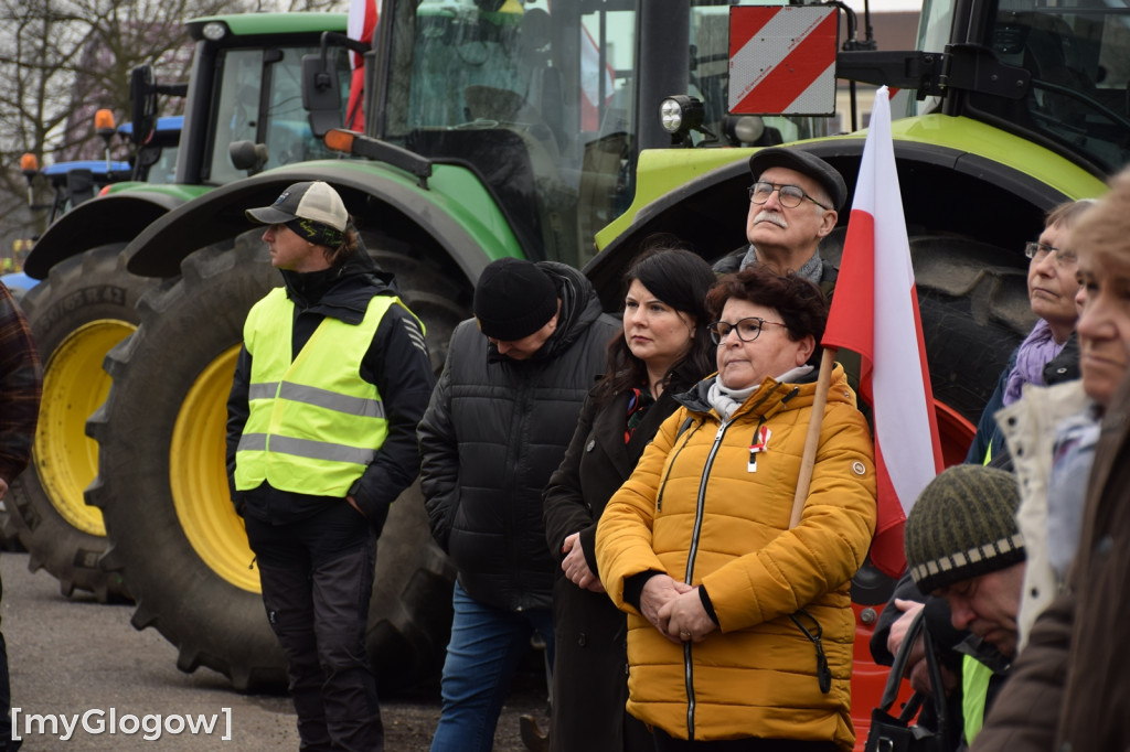Protest rolników w Głogowie, południe
