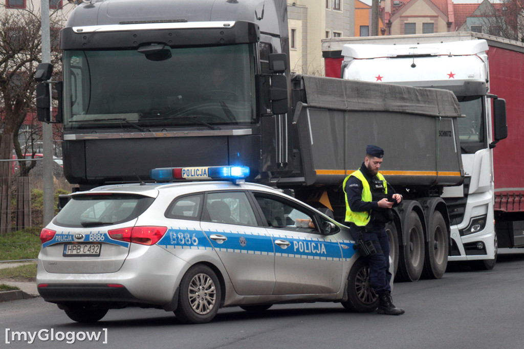 Grupa rolników urwała się z protestu na Ostrowie Tumskim w Głogowie