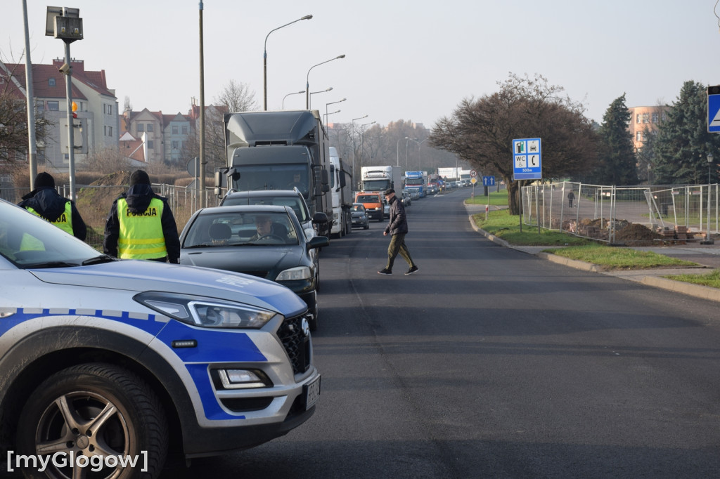 Drugi dzień protestu rolników w Głogowie
