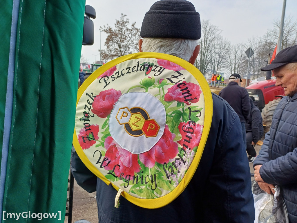 Drugi dzień protestu rolników w Głogowie