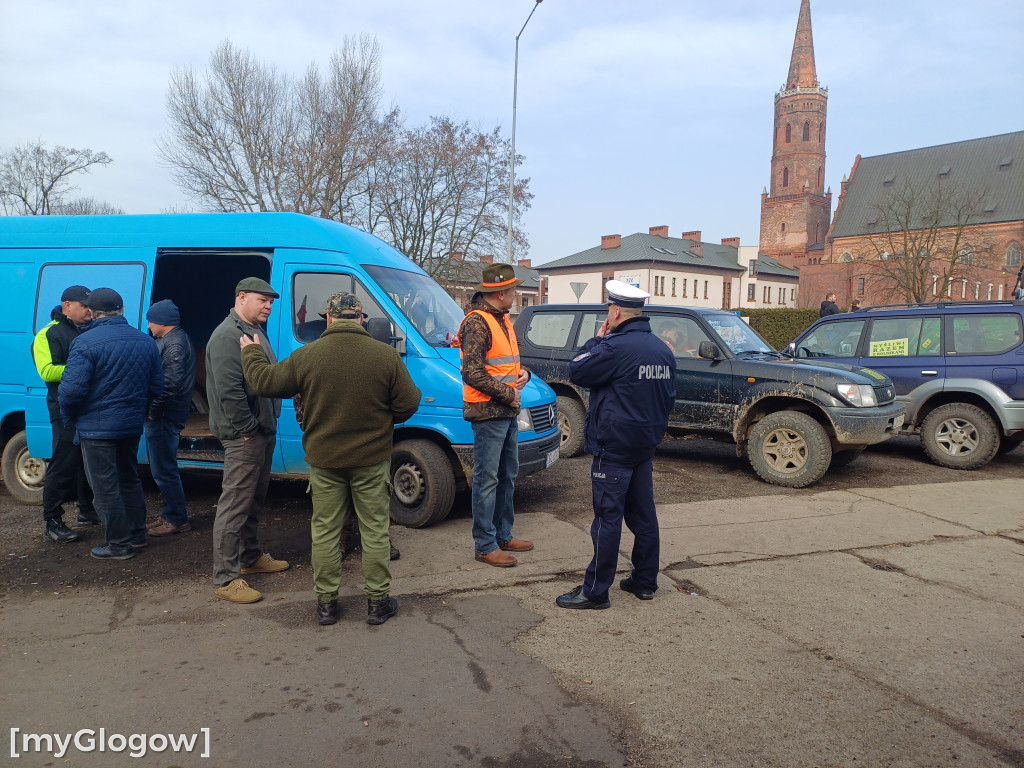 Drugi dzień protestu rolników w Głogowie