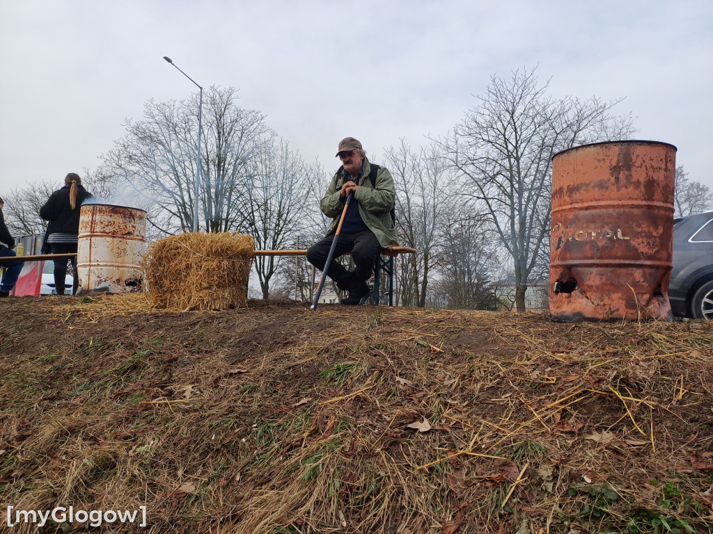 Drugi dzień protestu rolników w Głogowie