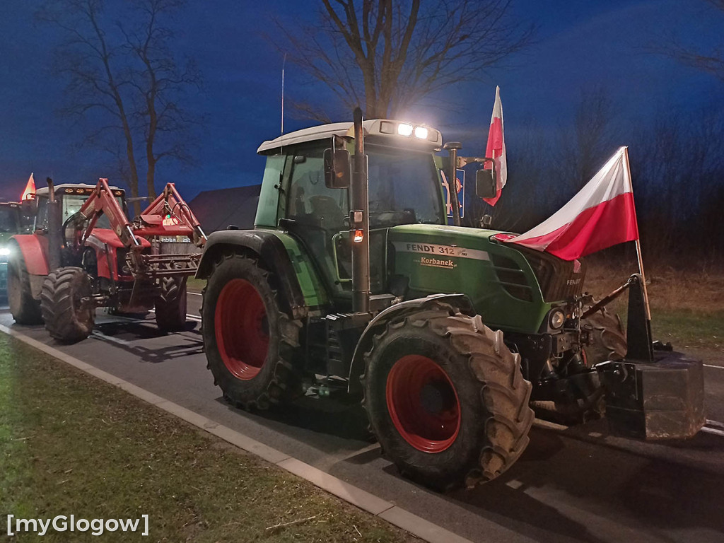 Rozpoczęła się blokada DK12 w Nielubi