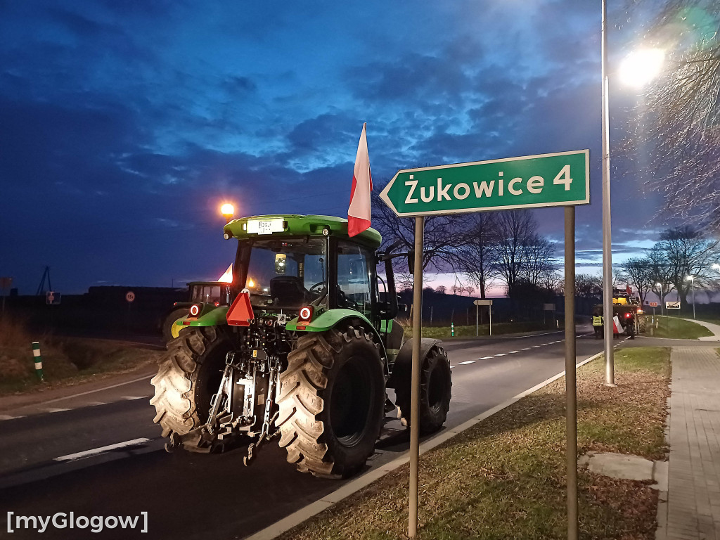 Rozpoczęła się blokada DK12 w Nielubi
