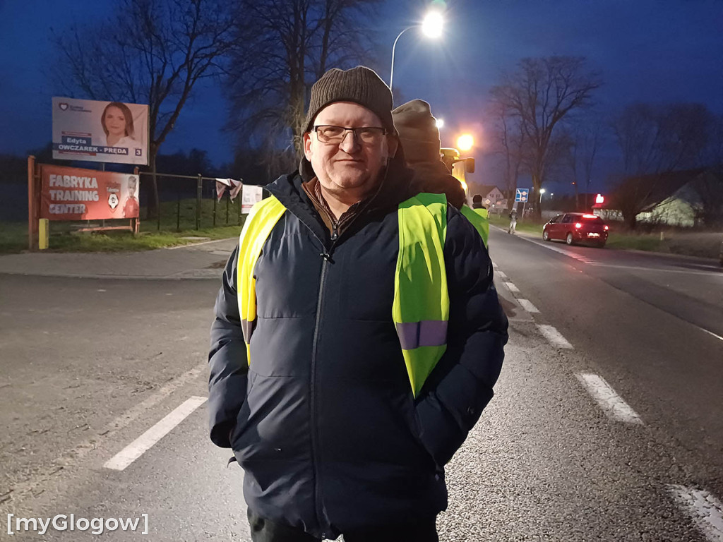 Rozpoczęła się blokada DK12 w Nielubi