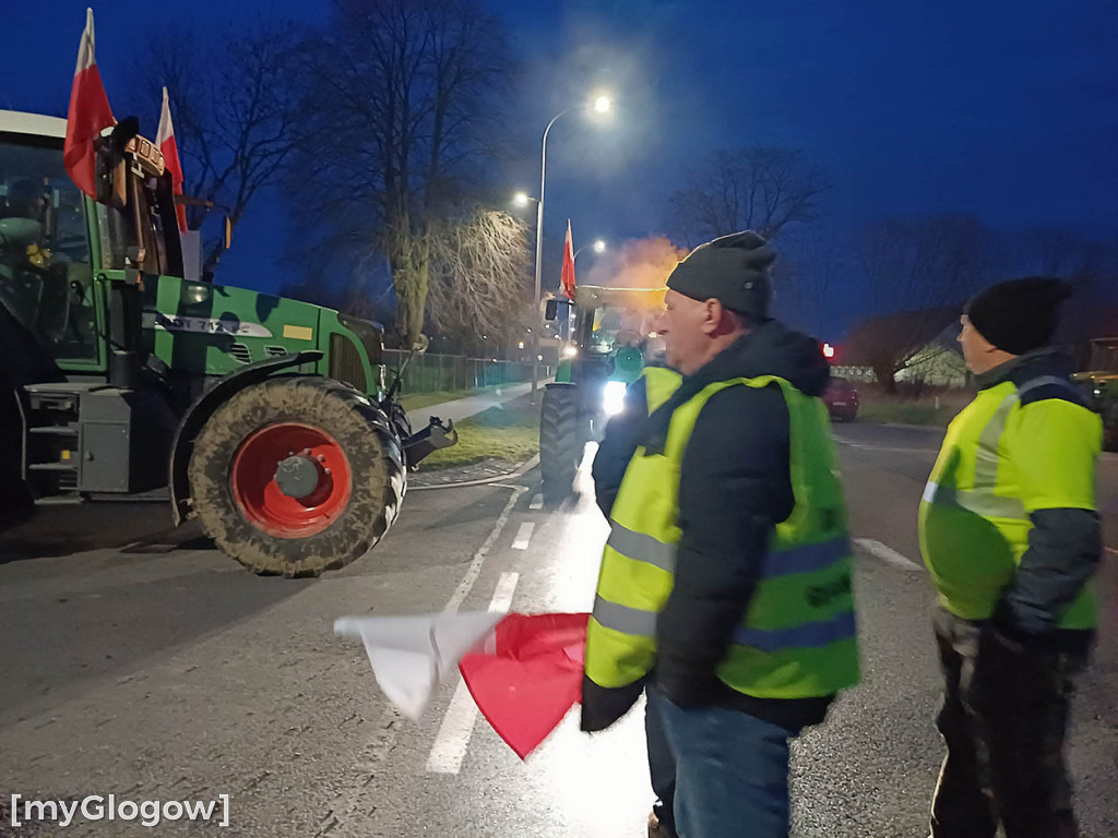 Rozpoczęła się blokada DK12 w Nielubi