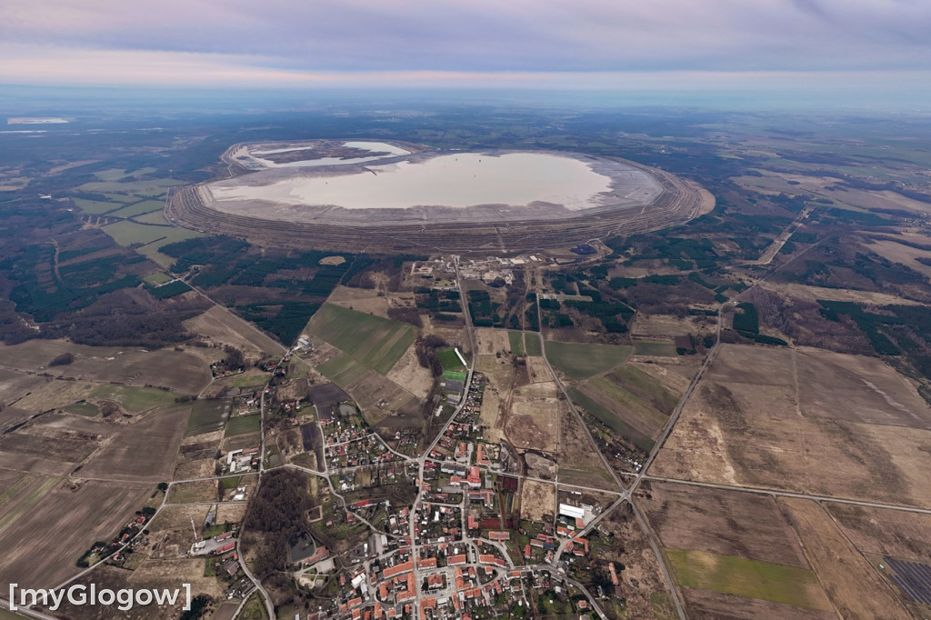 KGHM: Żelazny Most z lotu ptaka