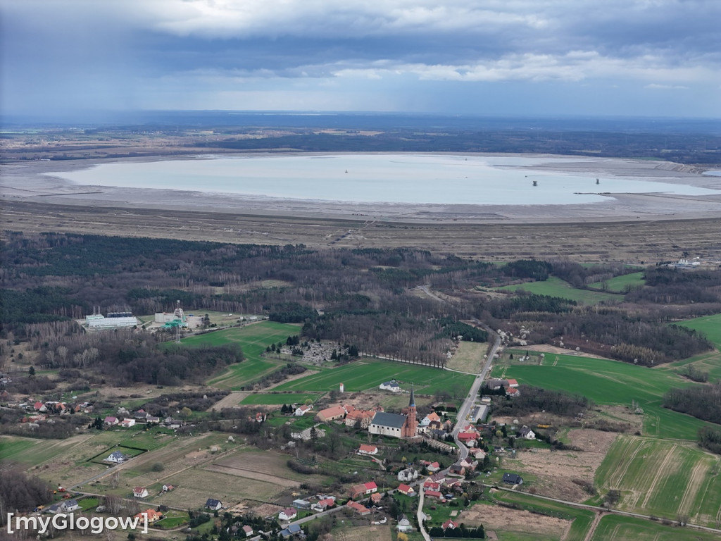 KGHM: Żelazny Most z lotu ptaka