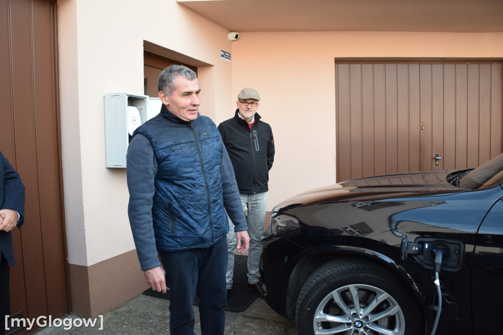 Otwarcie stacji ładowania w szkole w Głogowie