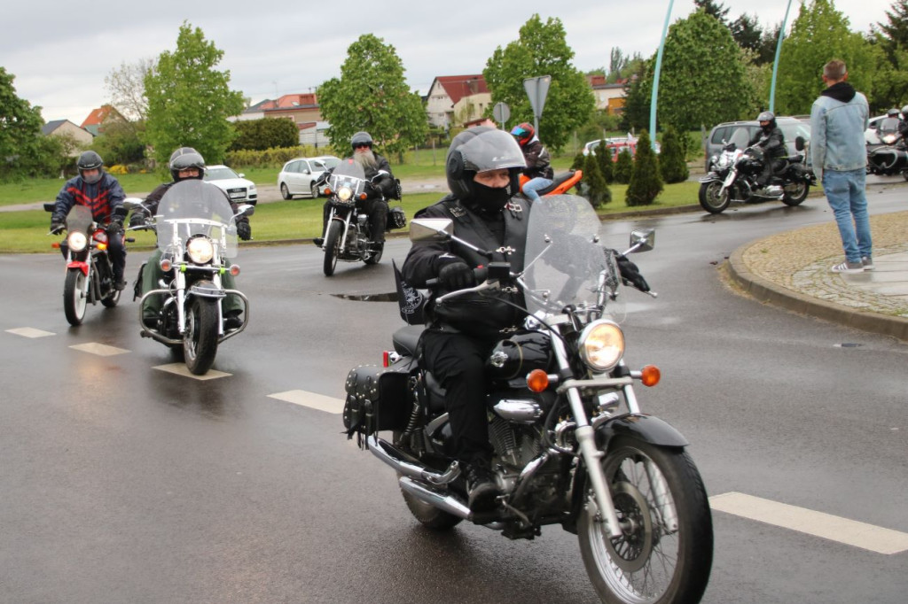 Parada motocyklowa w gminie Sława