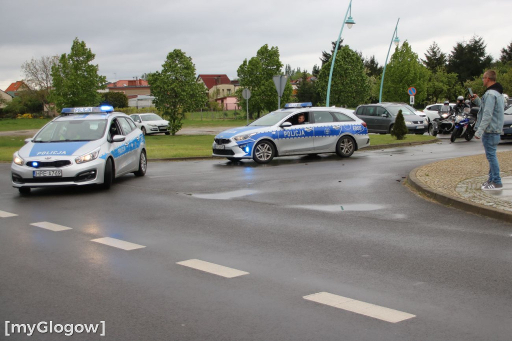 Parada motocyklowa w gminie Sława