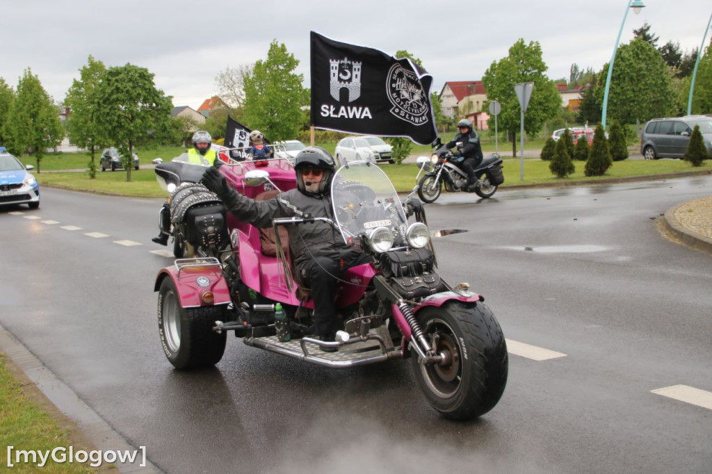 Parada motocyklowa w gminie Sława
