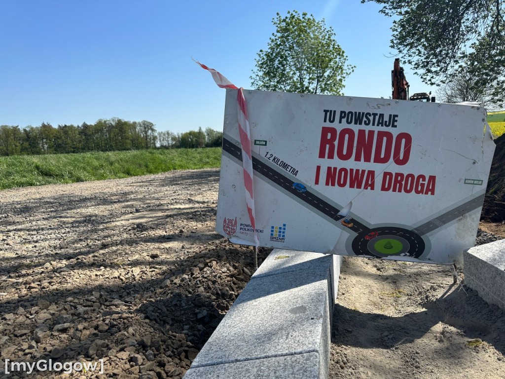 Na wsi powstaje rondo! I to jakie!