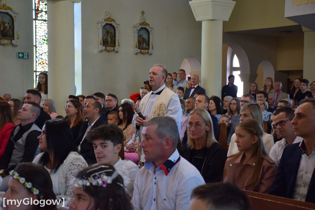 Pierwsza komunia w parafii św. Klemensa w Głogowie
