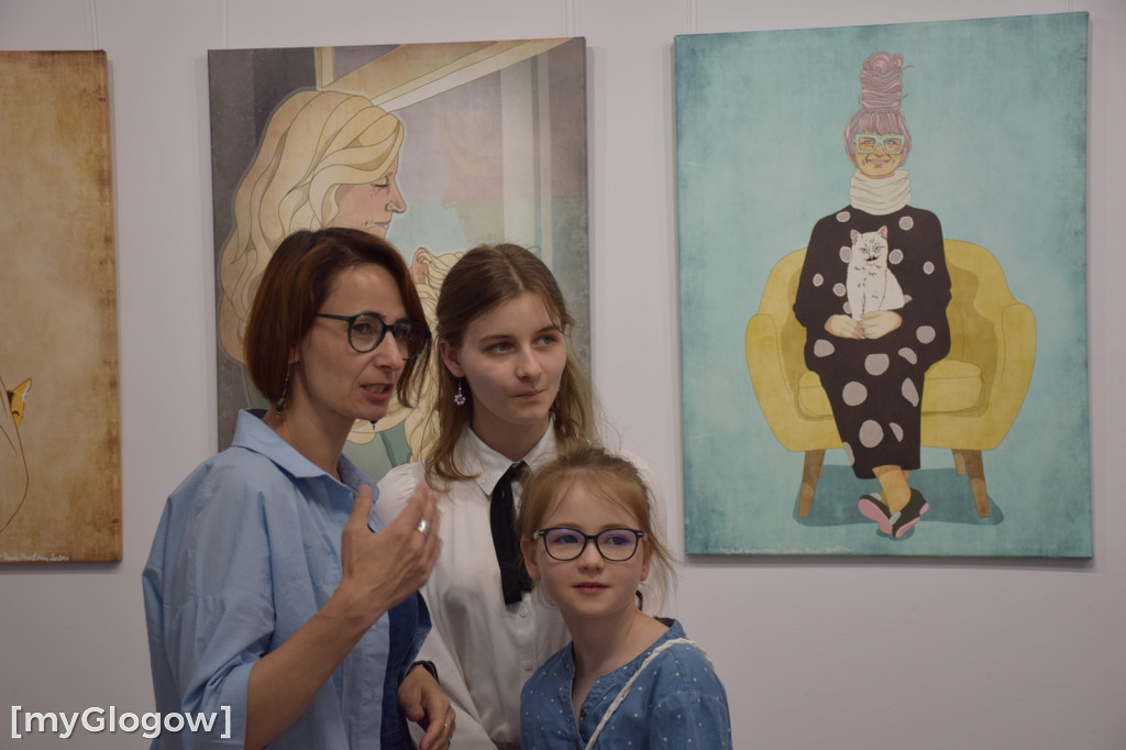 Wystawa Anny Moderskiej w galerii MOK w Głogowie