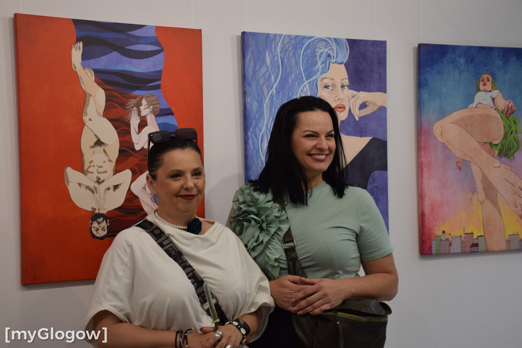 Wystawa Anny Moderskiej w galerii MOK w Głogowie
