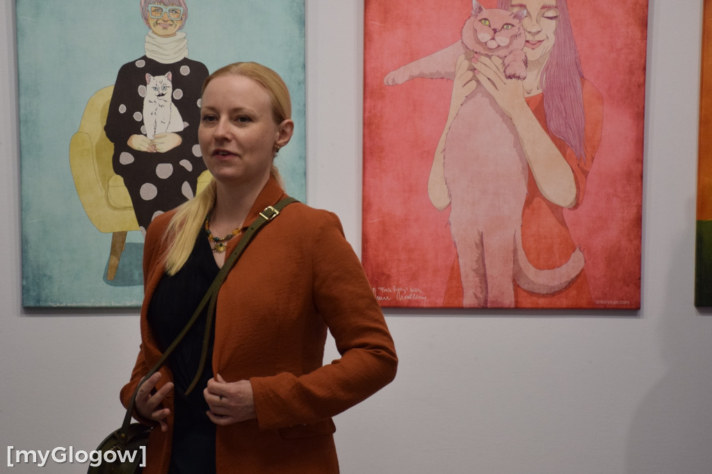 Wystawa Anny Moderskiej w galerii MOK w Głogowie