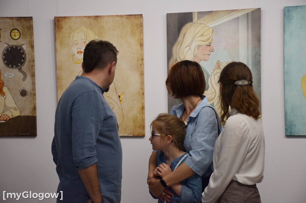 Wystawa Anny Moderskiej w galerii MOK w Głogowie