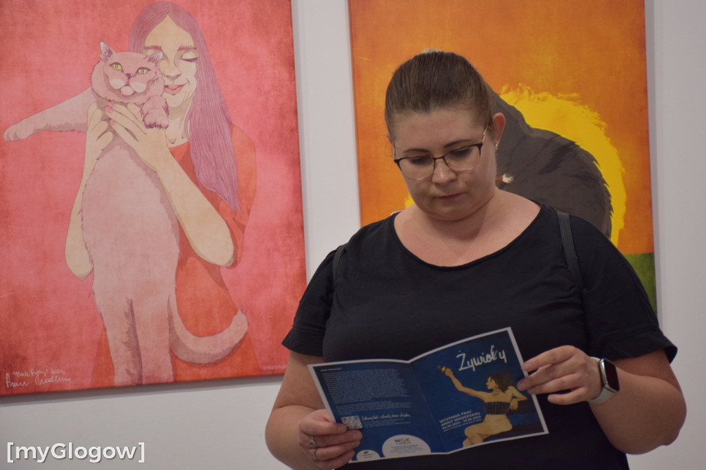 Wystawa Anny Moderskiej w galerii MOK w Głogowie