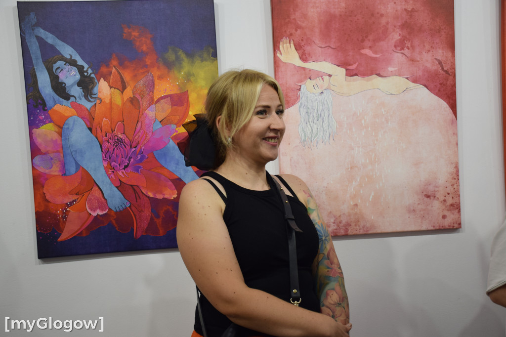 Wystawa Anny Moderskiej w galerii MOK w Głogowie