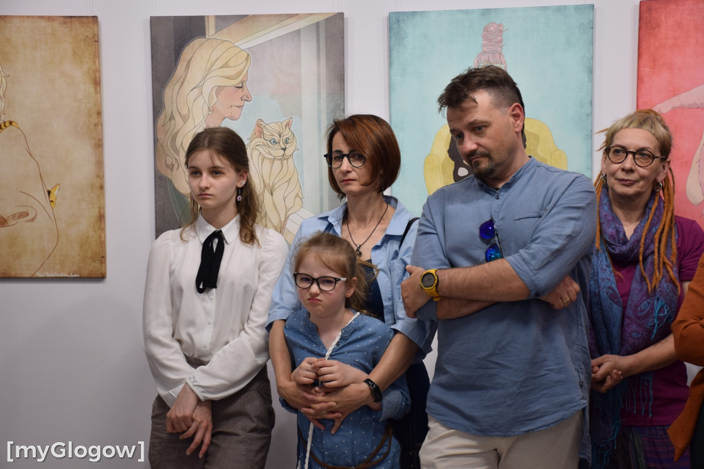 Wystawa Anny Moderskiej w galerii MOK w Głogowie