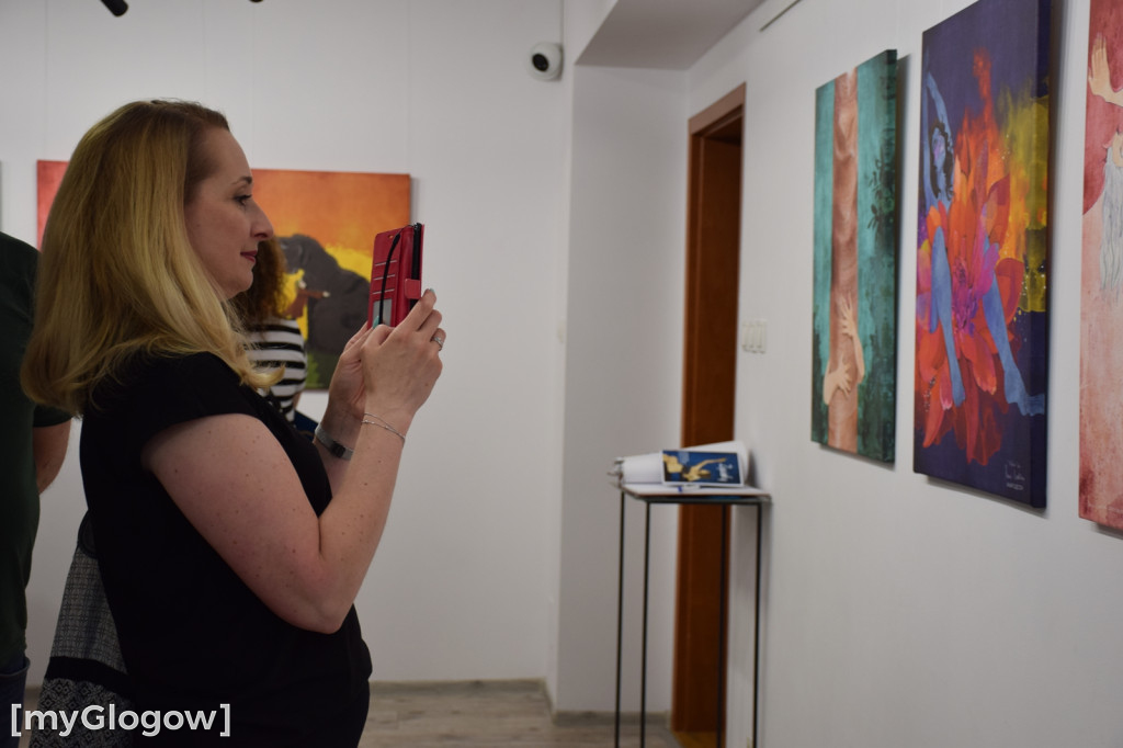 Wystawa Anny Moderskiej w galerii MOK w Głogowie