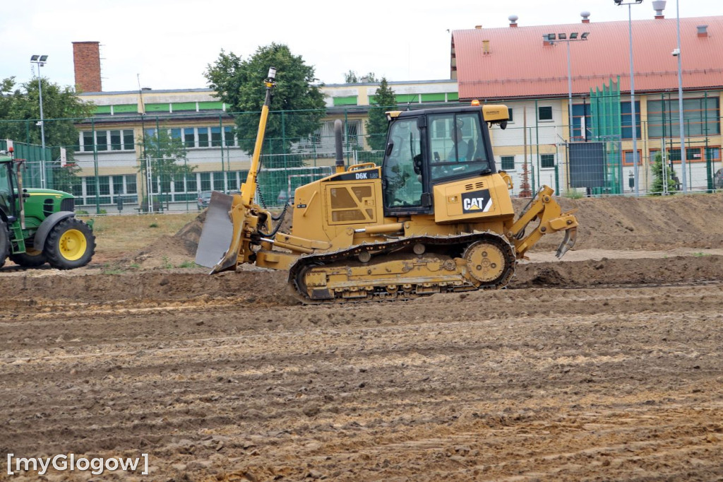 Budowa stadionu w Sławie