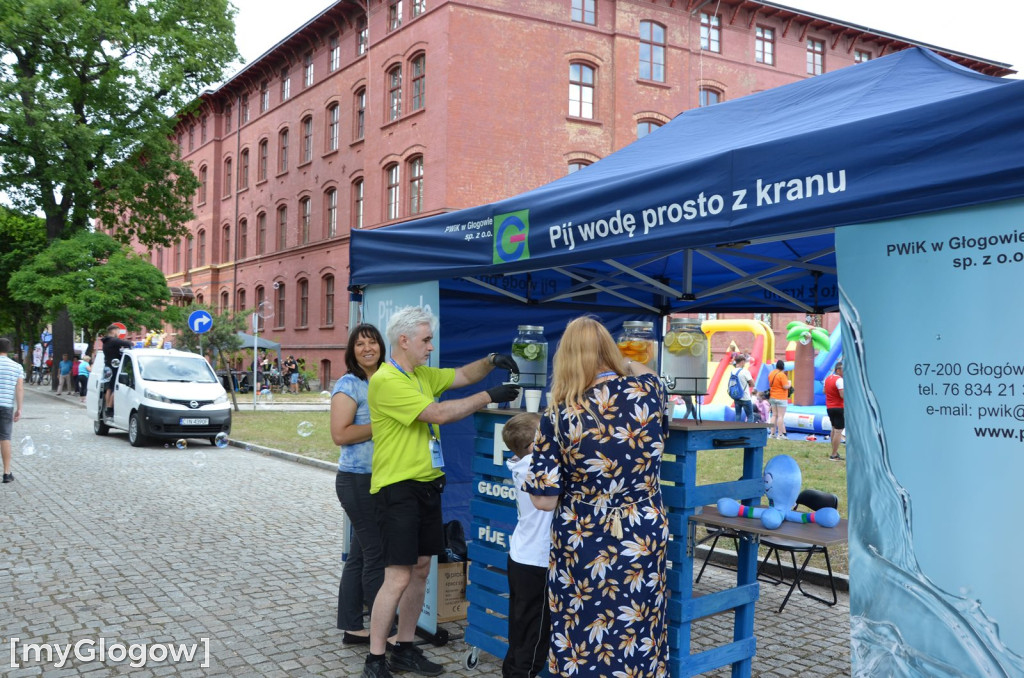 Rajd rowerowy i piknik z atrakcjami przy PANS w Głogowie