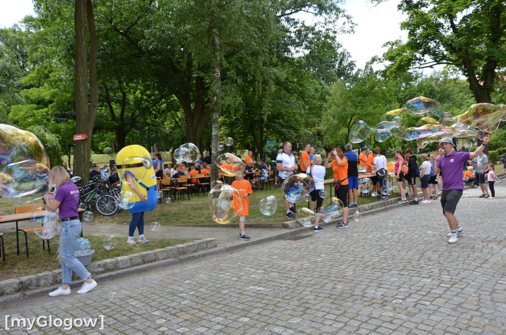 Rajd rowerowy i piknik z atrakcjami przy PANS w Głogowie