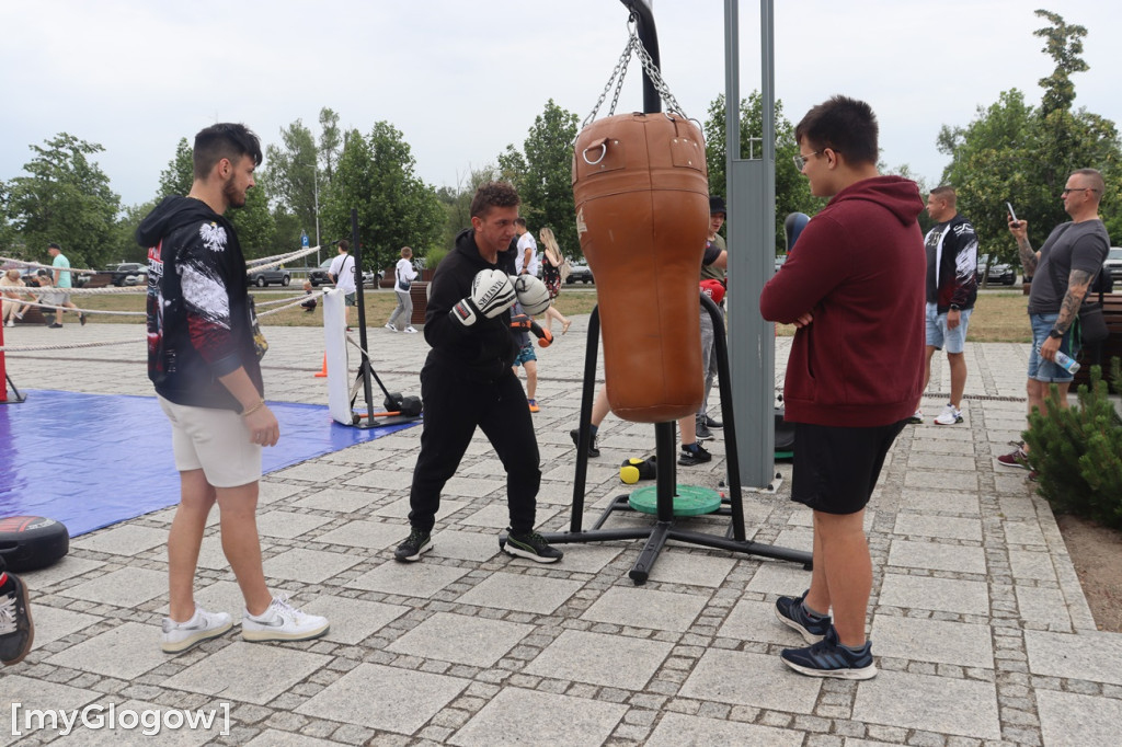 Piknik bokserski na Bulwarze Nadodrzańskim
