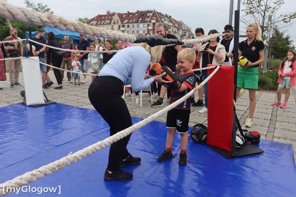 Piknik bokserski na Bulwarze Nadodrzańskim