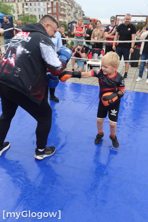 Piknik bokserski na Bulwarze Nadodrzańskim