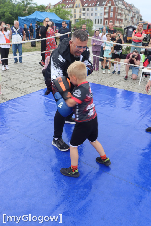 Piknik bokserski na Bulwarze Nadodrzańskim