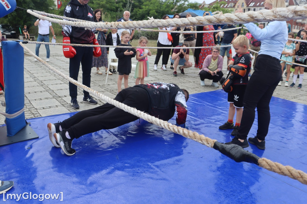 Piknik bokserski na Bulwarze Nadodrzańskim