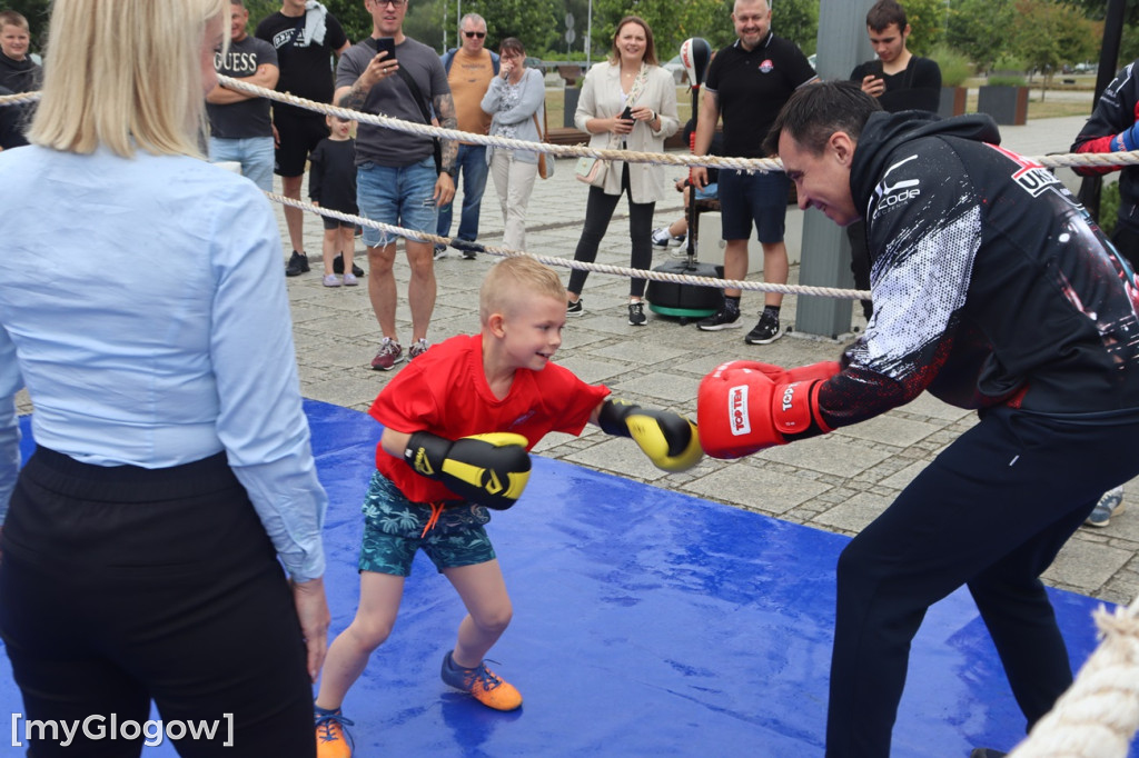 Piknik bokserski na Bulwarze Nadodrzańskim