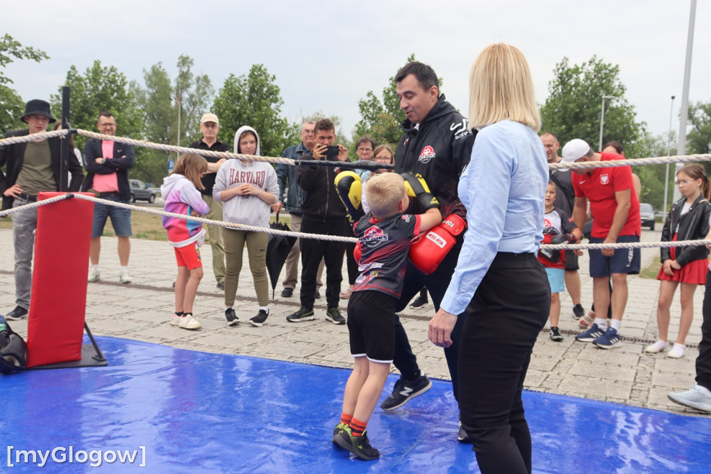 Piknik bokserski na Bulwarze Nadodrzańskim