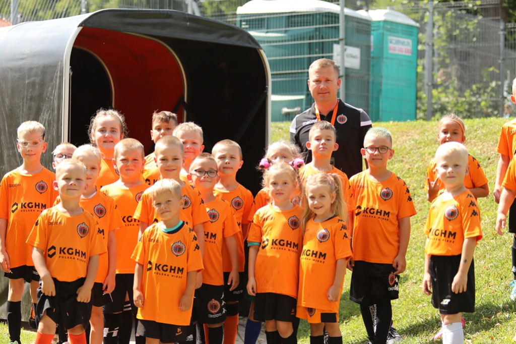 Kibice na meczu Chrobrego Głogów z Termalicą