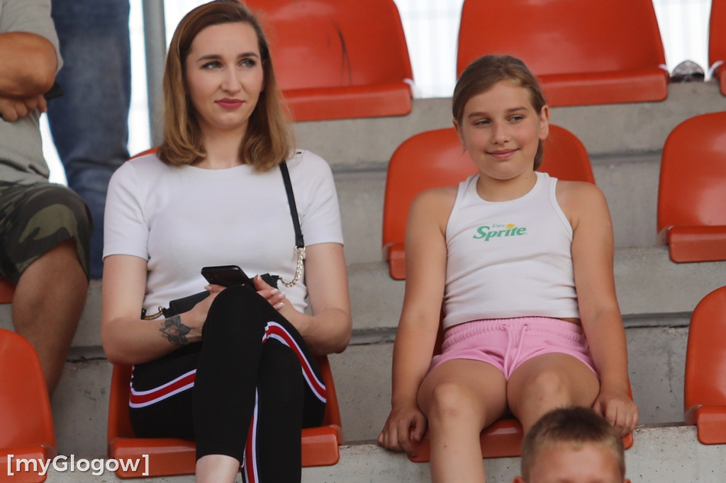 Kibice na meczu Chrobrego Głogów z Termalicą